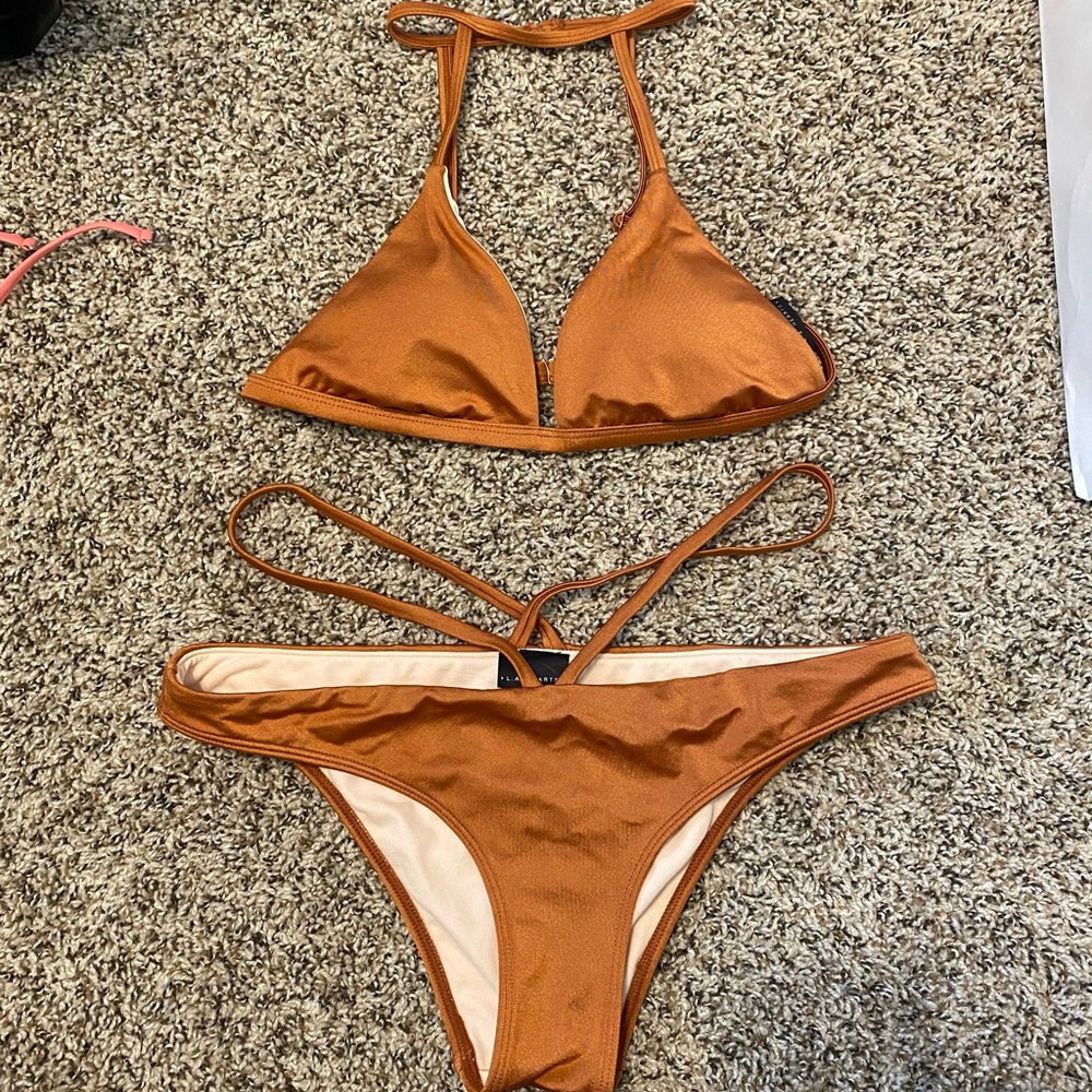 LA hearts bikini set